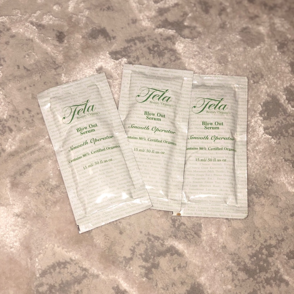 Tela beauty Organics blow out serum pack